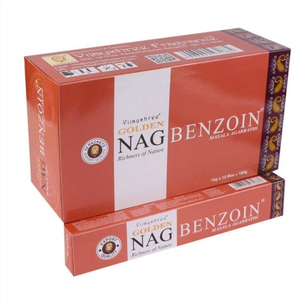 Incenso Golden Nag Benzoino 15 g