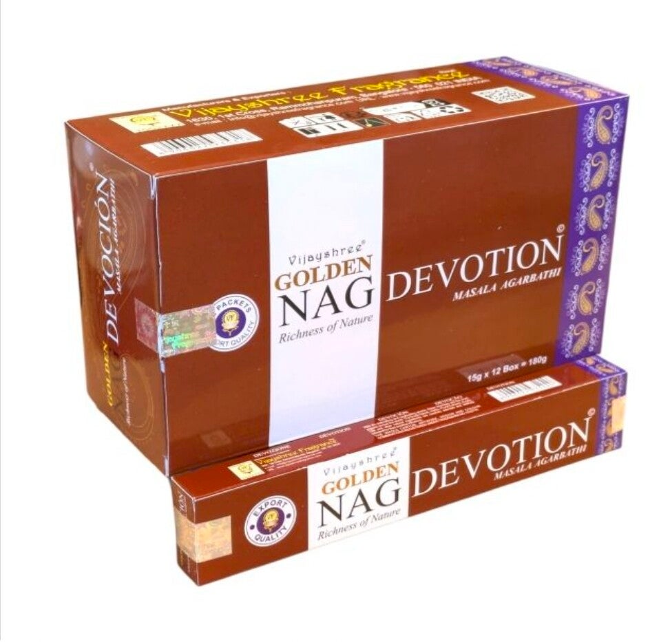 Incenso Golden Nag Devotion 15 g