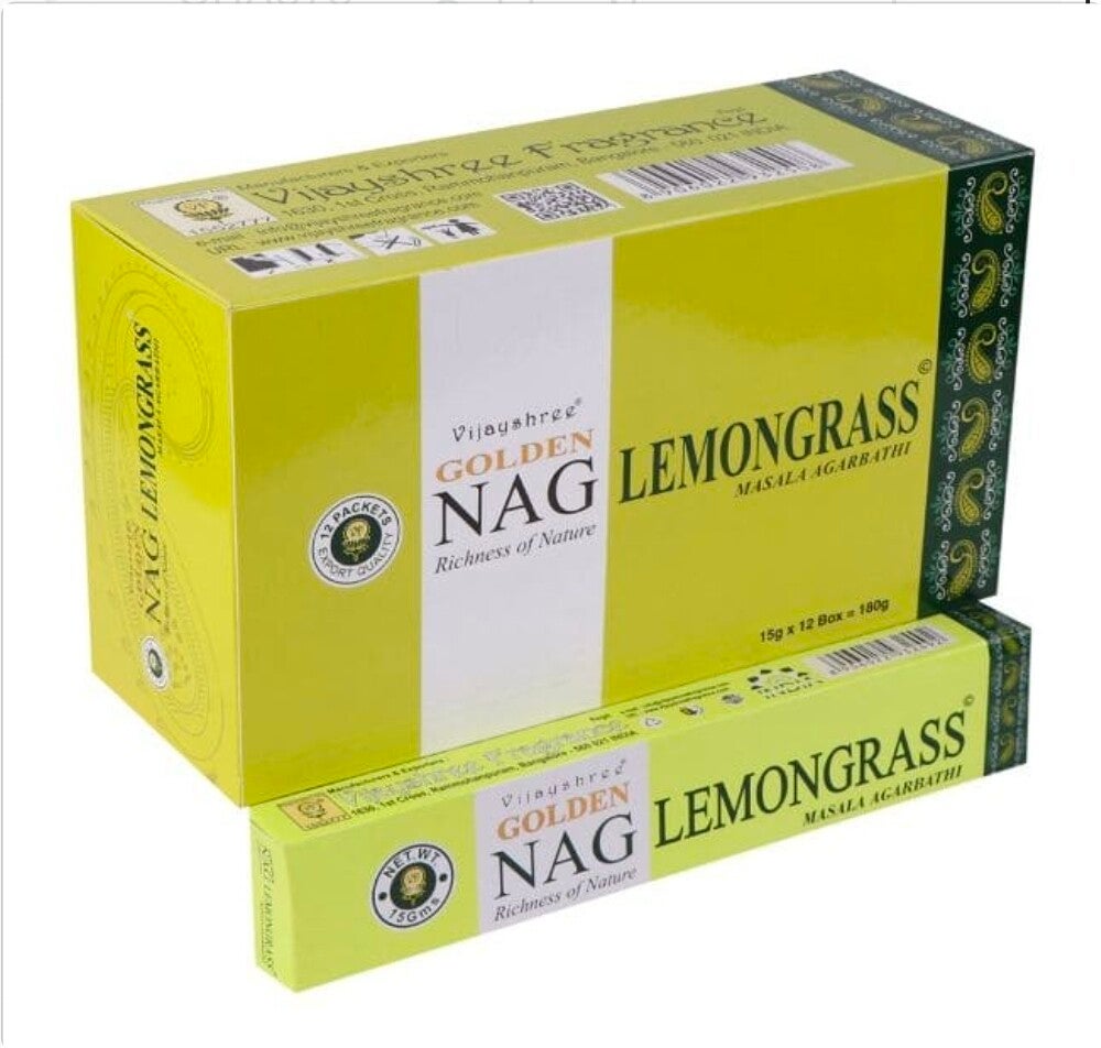 Incenso Golden Nag Lemongrass 15 g