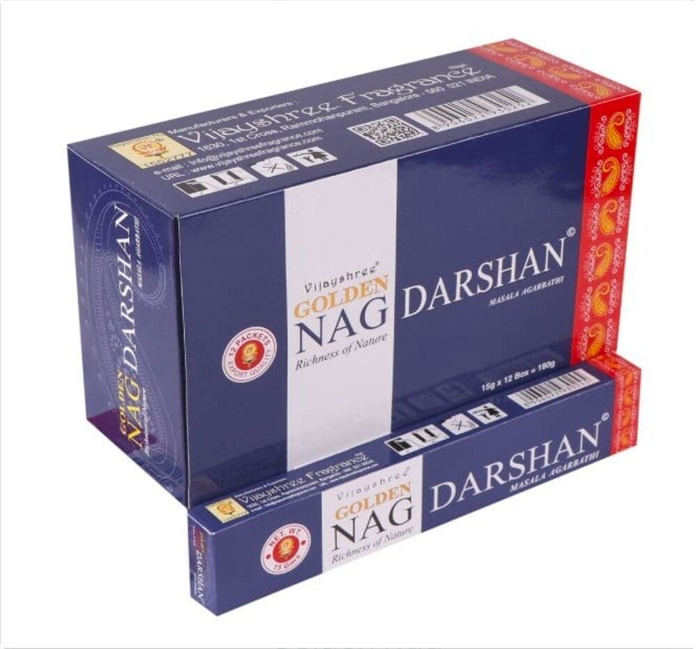 Incenso Golden Nag Dharshan 15 g