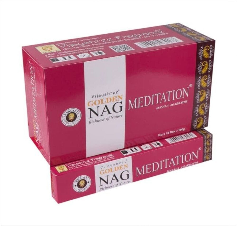 Incenso Golden Nag Meditation 15 g