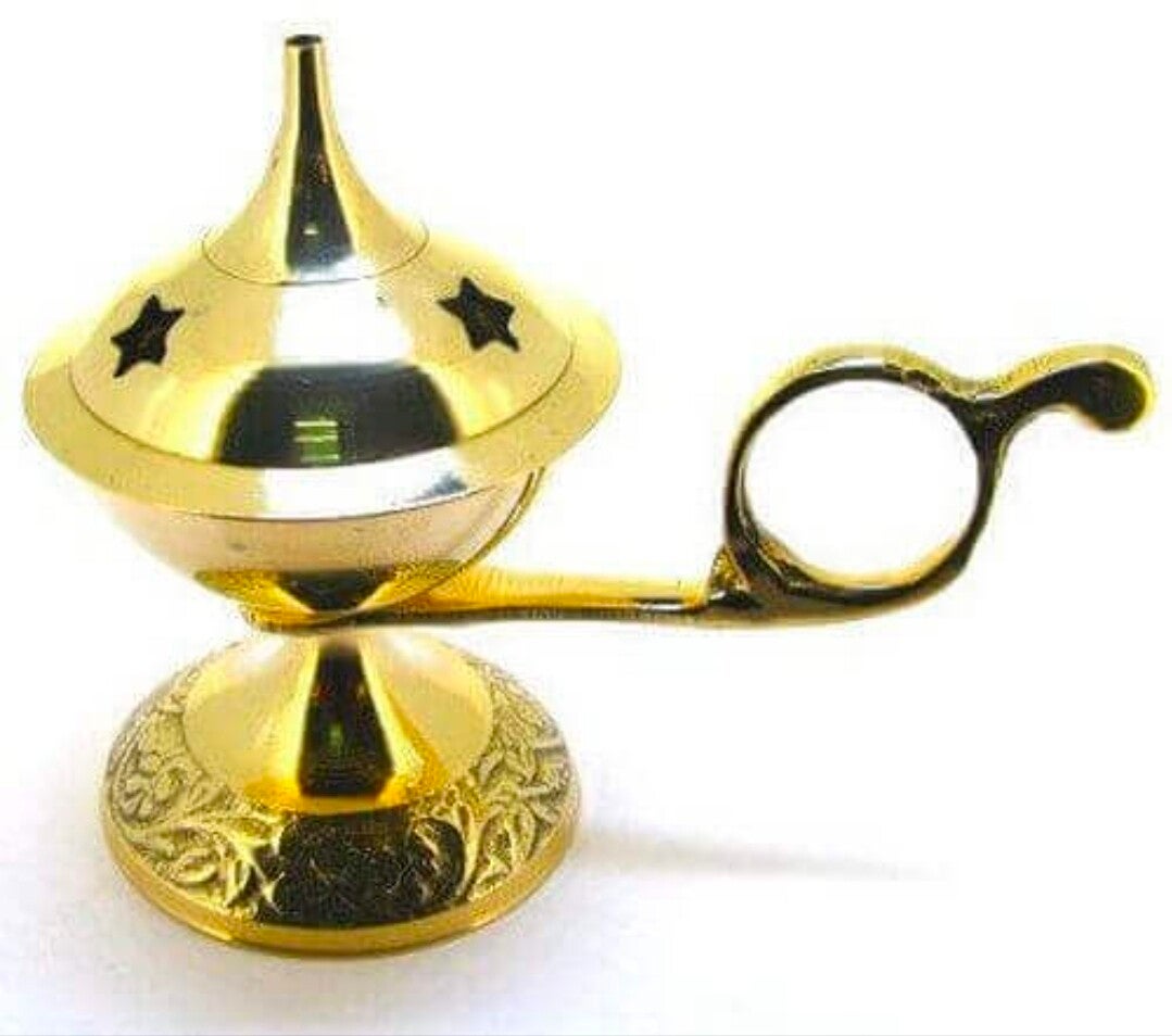 Bruciatore di .resina in ottone 8cm
