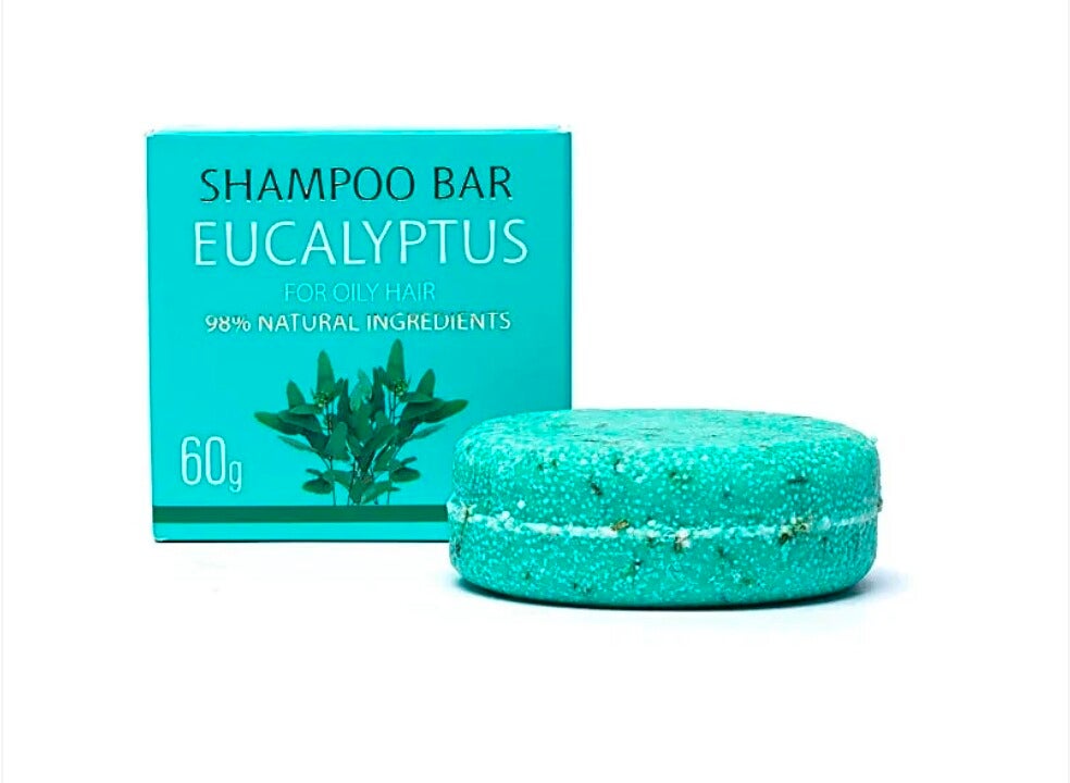 Shampoo naturale in barretta all'eucalipto