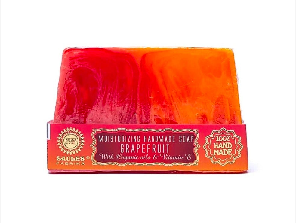Sapone naturale al pompelmo fatto a mano