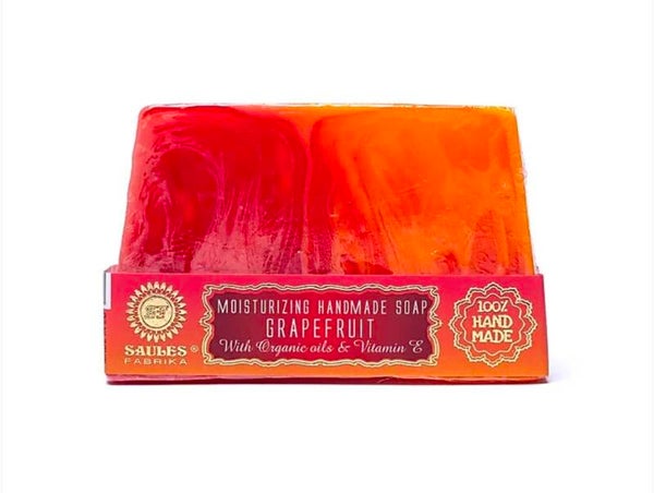 Sapone naturale al pompelmo fatto a mano