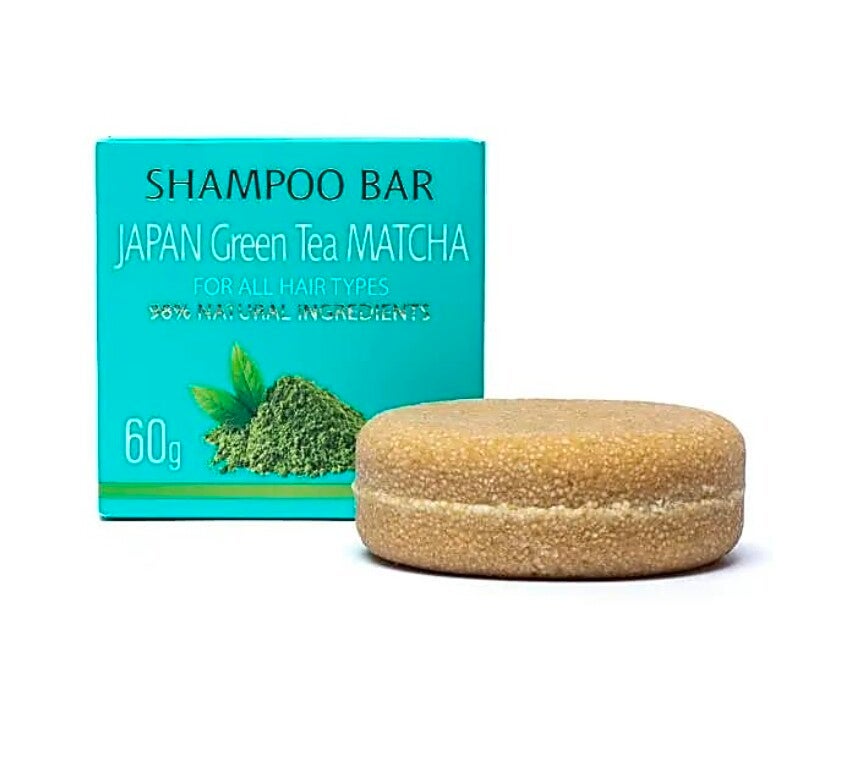 Saponetta shampoo naturale al tè verde giapponese
