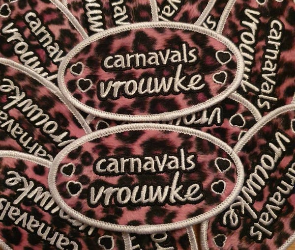Embleem: carnavals vrouwke