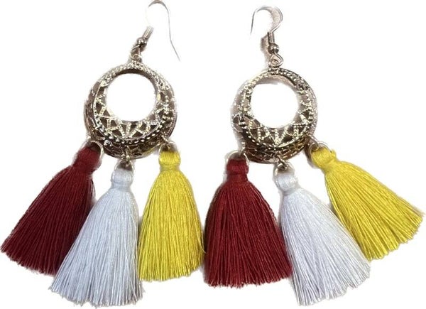 Oorbellen Oeteldonk ibiza flosjes.