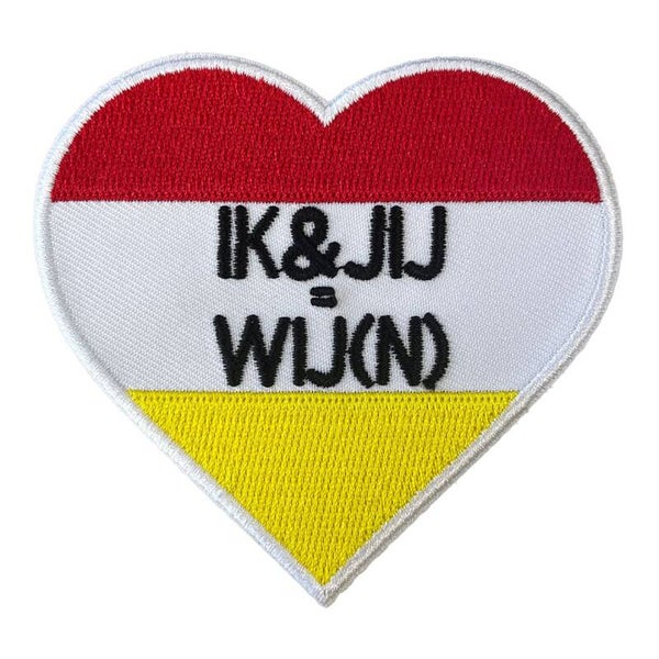 Oeteldonk embleem - Hart - Ik & jij