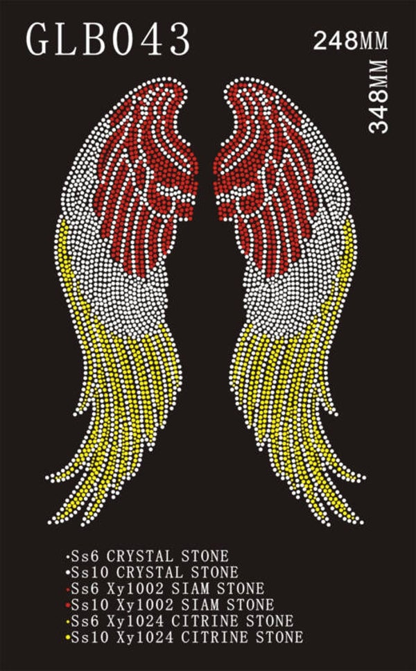 Strass Engelen vleugels