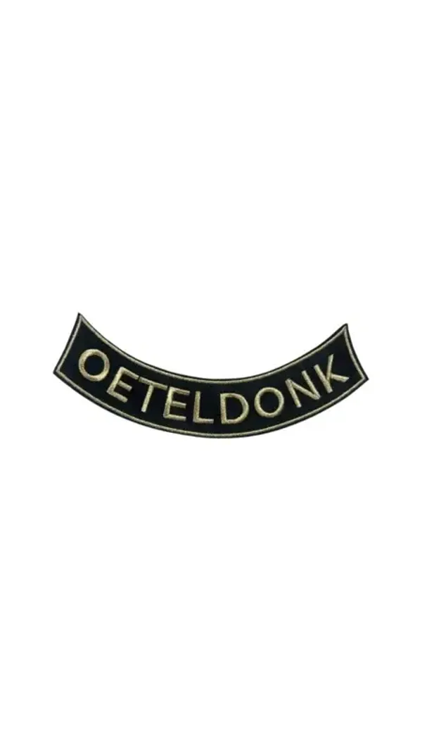 Boog onder kinderen oeteldonk zwart/goud