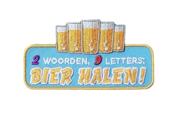 2 woorden 9 letters BIER HALEN!