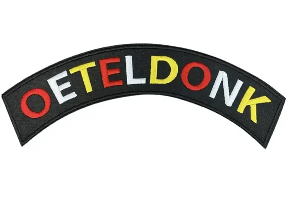 Oeteldonk boog rood wit geel