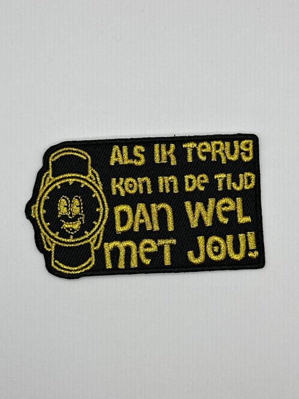 Embleem Als ik terug kon in de tijd KR217