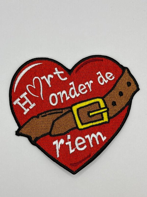 Embleem hard onder de riem kr