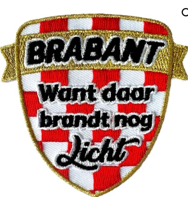 Embleem Brabant want daar brandt nog Licht. KR155
