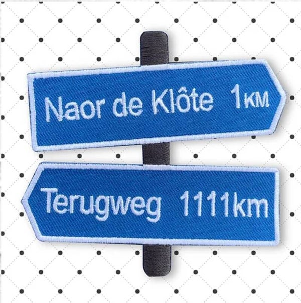 Embleem Naor de klôte 1 km. KR143