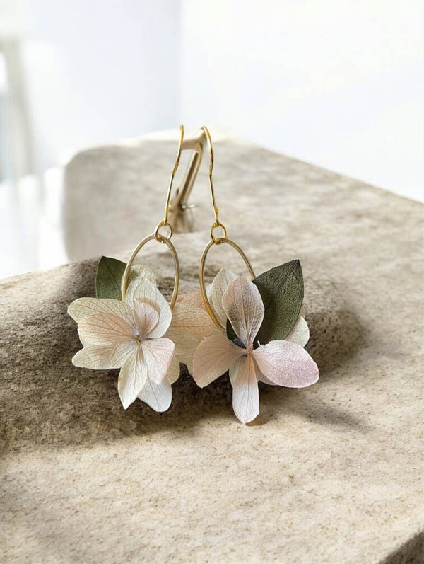 Boucles d'oreilles L'Ovale Nature