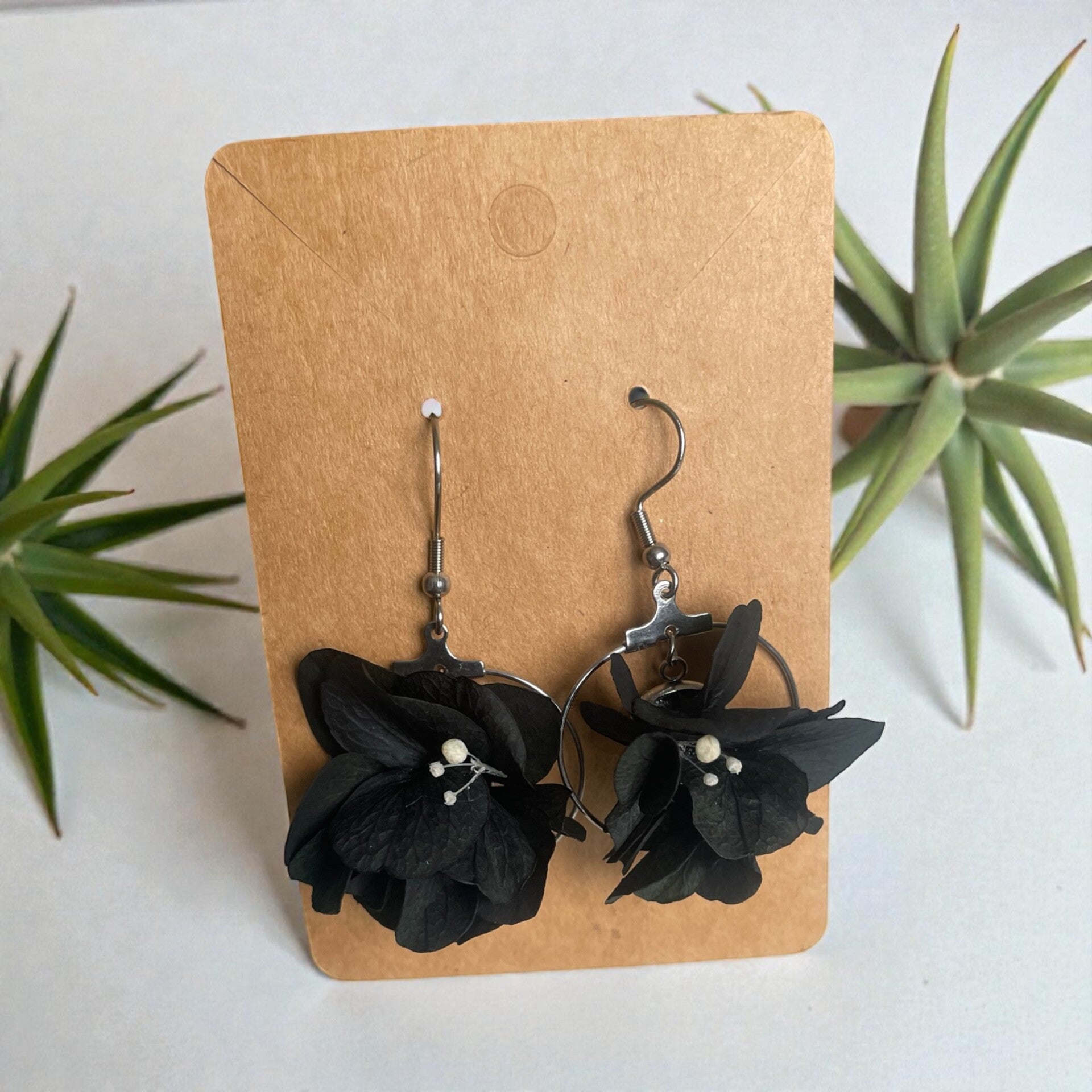 Boucles d'oreilles Rosa Noire