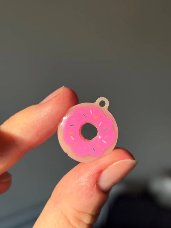 Donut Pet Tag