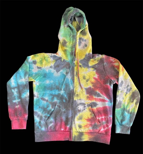 Adult Rainbow Zip Hoodie