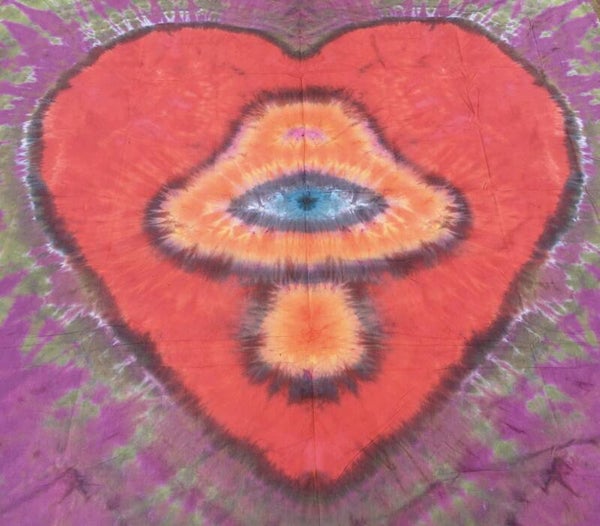 Psychedelic Third Eye Mushroom Heart