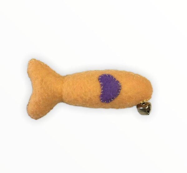 Dead Fish Orange with Purple Fin