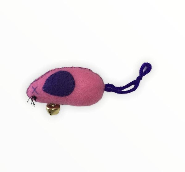 Dead Mouse Pink with Purple Ear