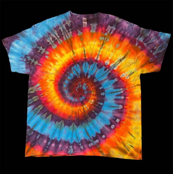 Sunset Swirl Ice Dye Adult Unisex Shirt