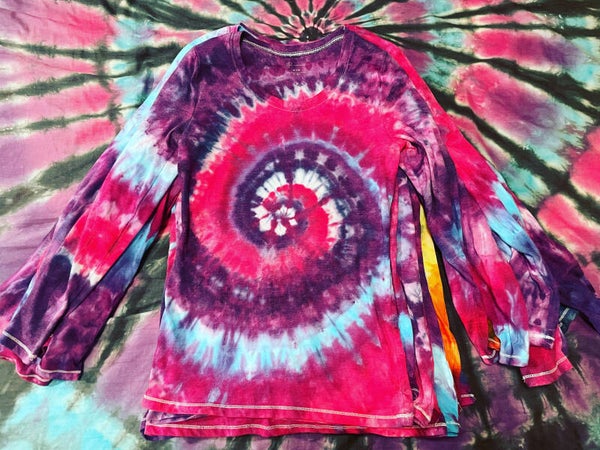 Galaxy Swirl Long Sleeve Shirts