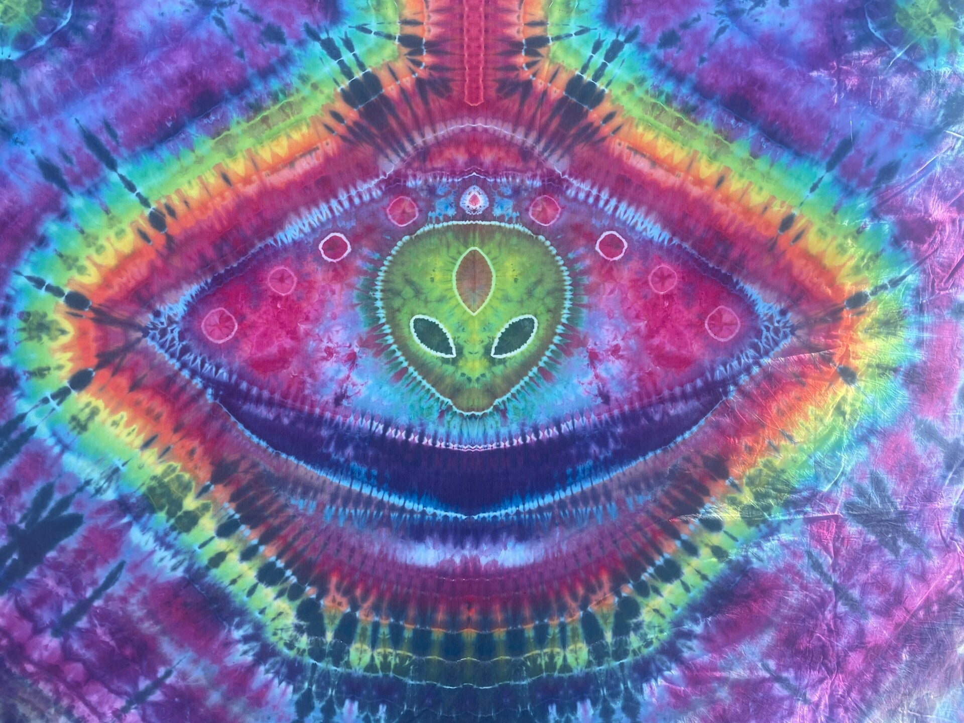 UFO Rainbow Full sheet Tapestry