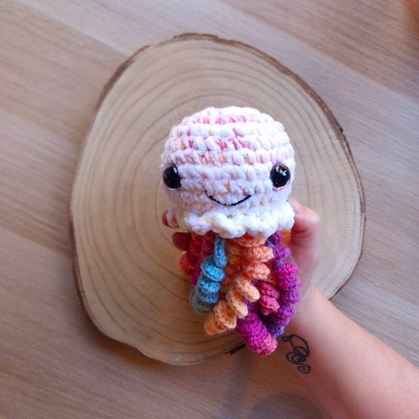 jelly fish regenboog