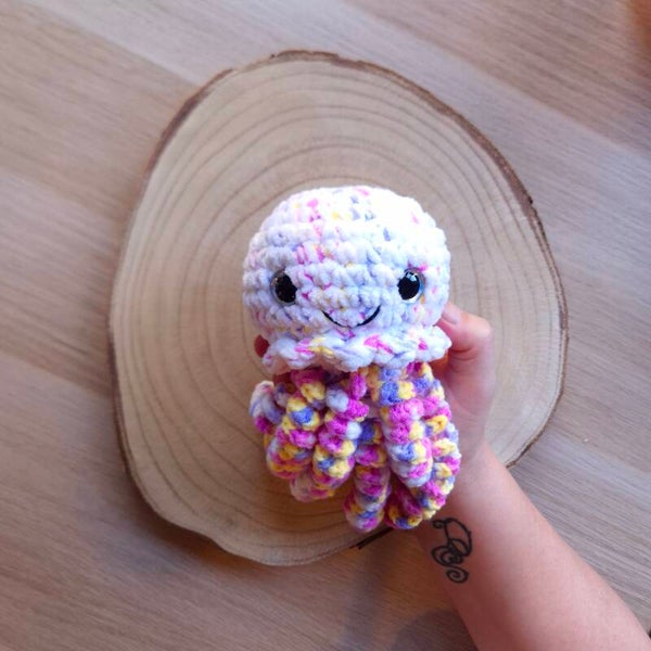 jelly fish paars/geel/roze