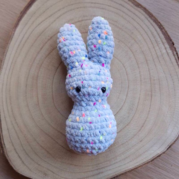 peep bunny  licht blauw gespikkeld