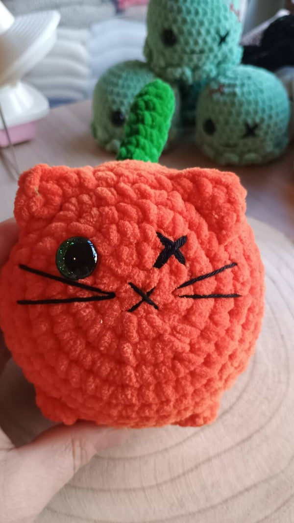 grote pompoen poes