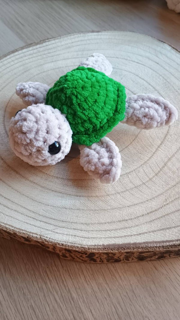 kleine zeeschildpad groen