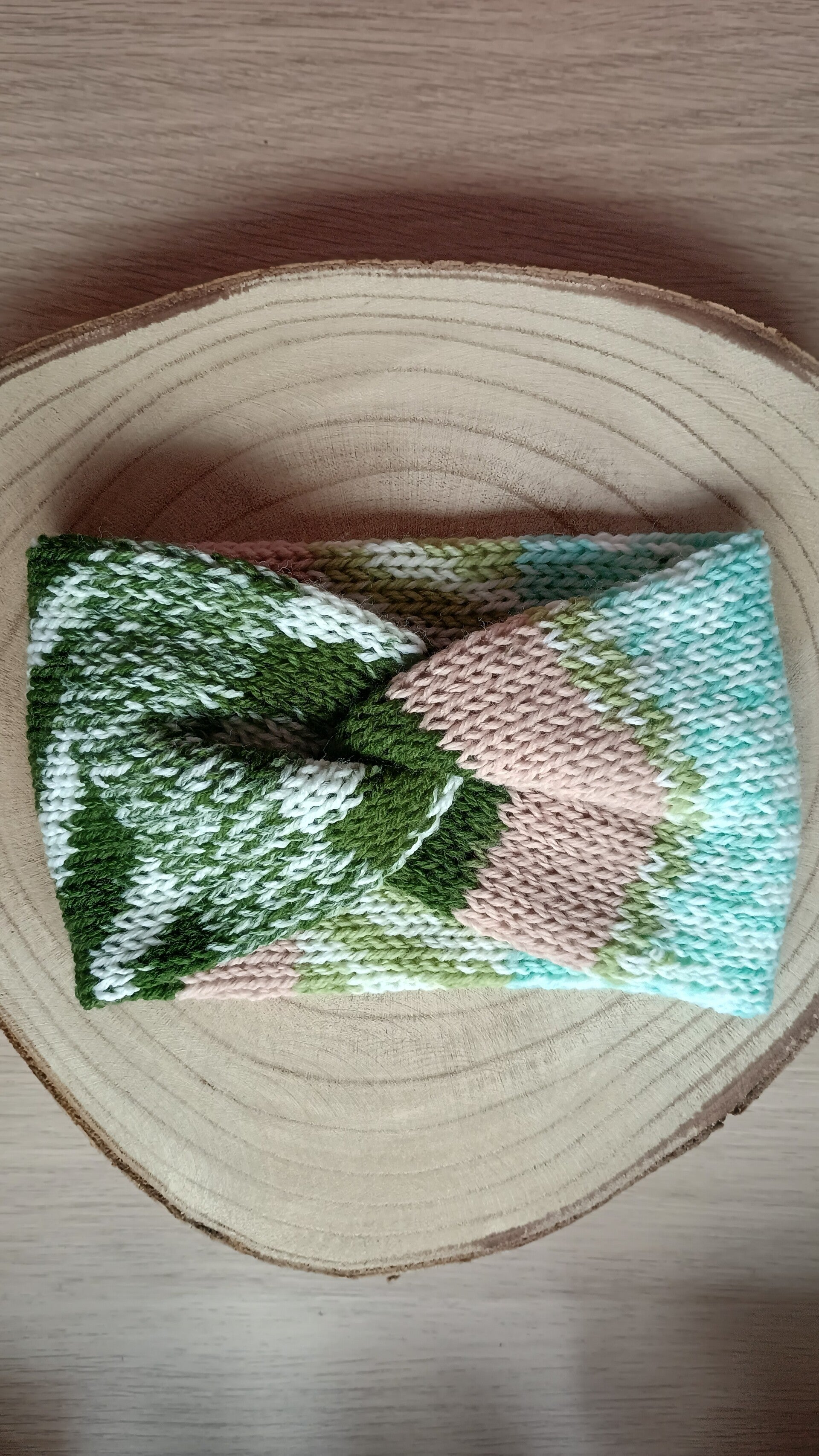 oorverwarmer groen/turqoise