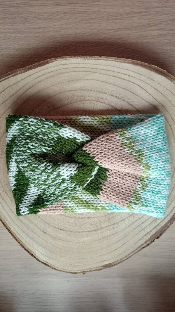 oorverwarmer groen/turqoise