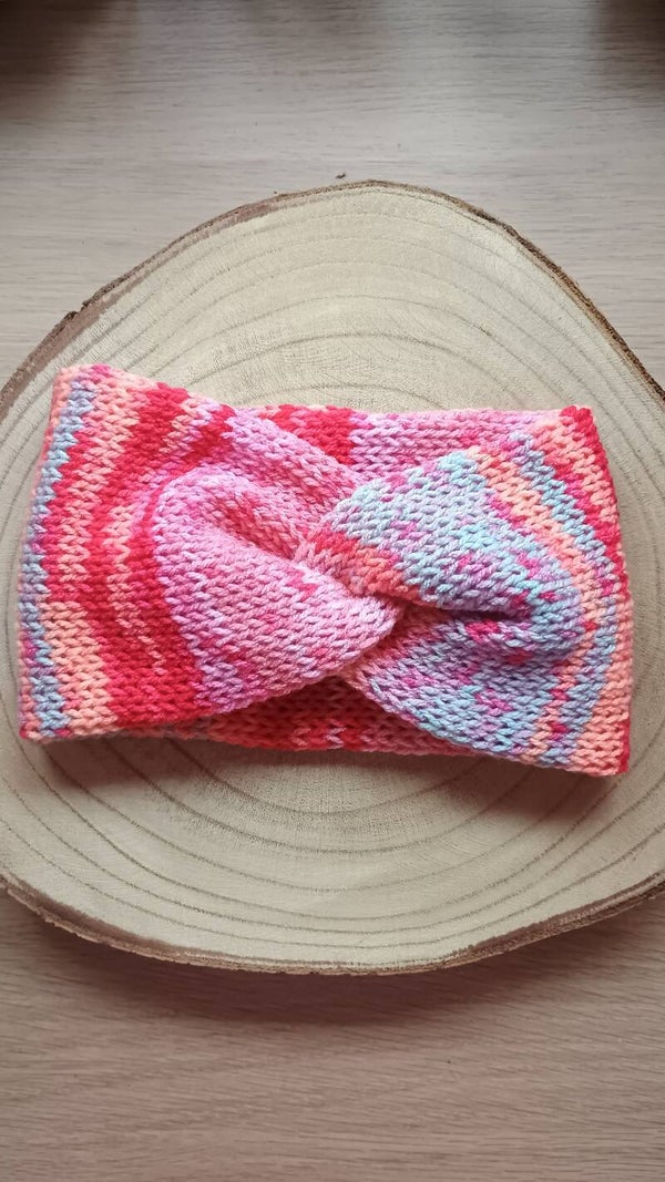 oorverwarmer rood/roze/grijs
