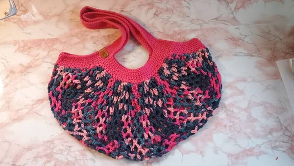 Markt tas roze paradise
