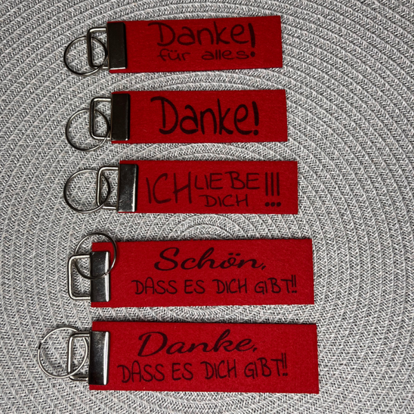 Danke Schlüsselanhänger