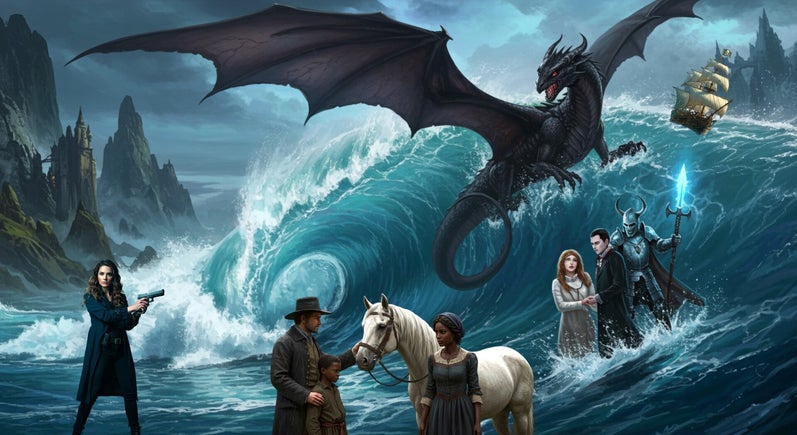 A. J. Gallant genres, detective, fantasy and more