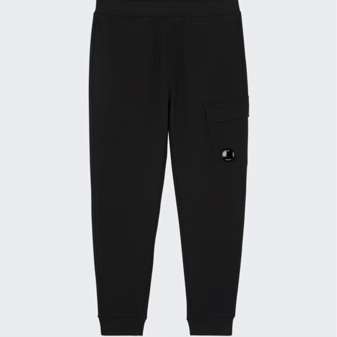 SWEATPANTS CARGO PANT IN DIAGONAL RAISED FLEECE - Jogging | Noir