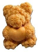 Teddy holding heart Candle