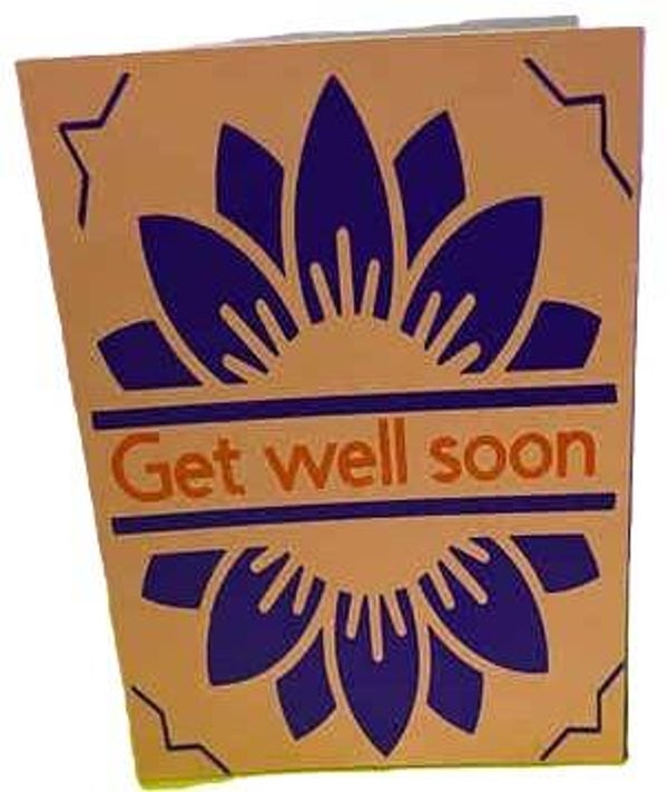 Get well soon Personalised card