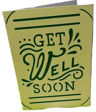 Get well soon Personalised card