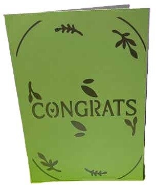 Congratulations Personalised card