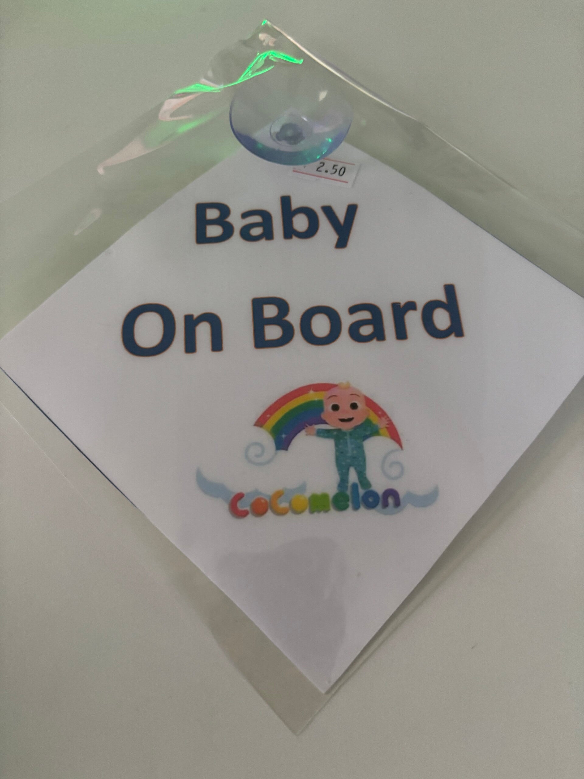 Cocomelon Child on Board Sign