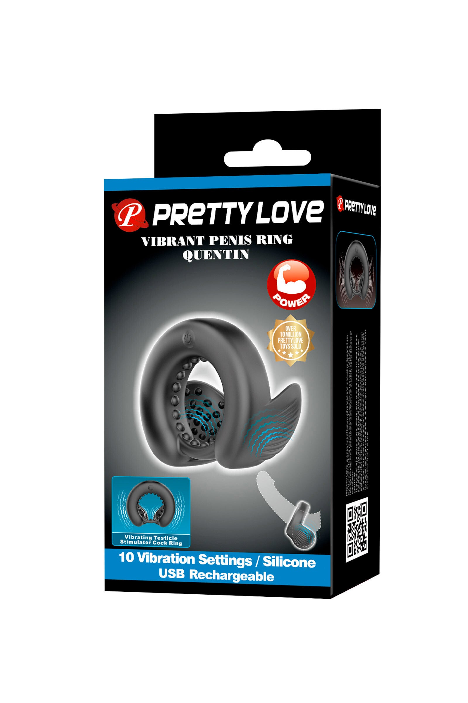 Cockring vibrant + stimulation testicules