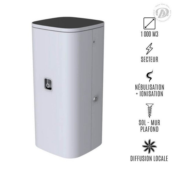 Diffuseur Huiles Essentielles par Nébulisation + Ionisation pour de 1200m3 (soit 450m²)